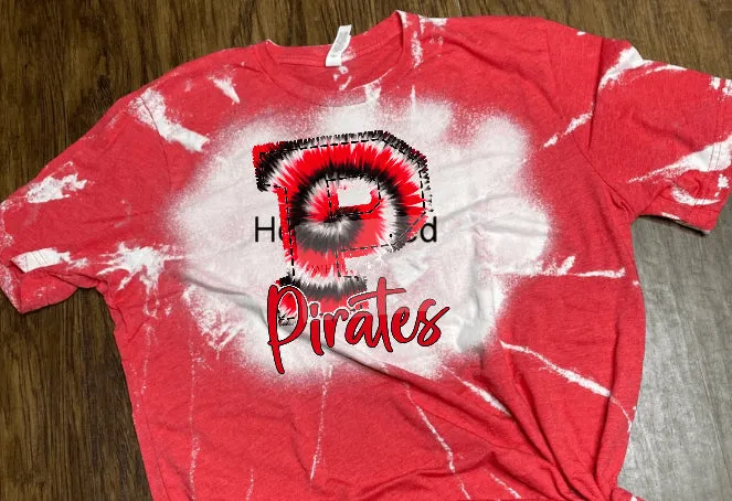 Tie Dye Peterstown Pirates “P”