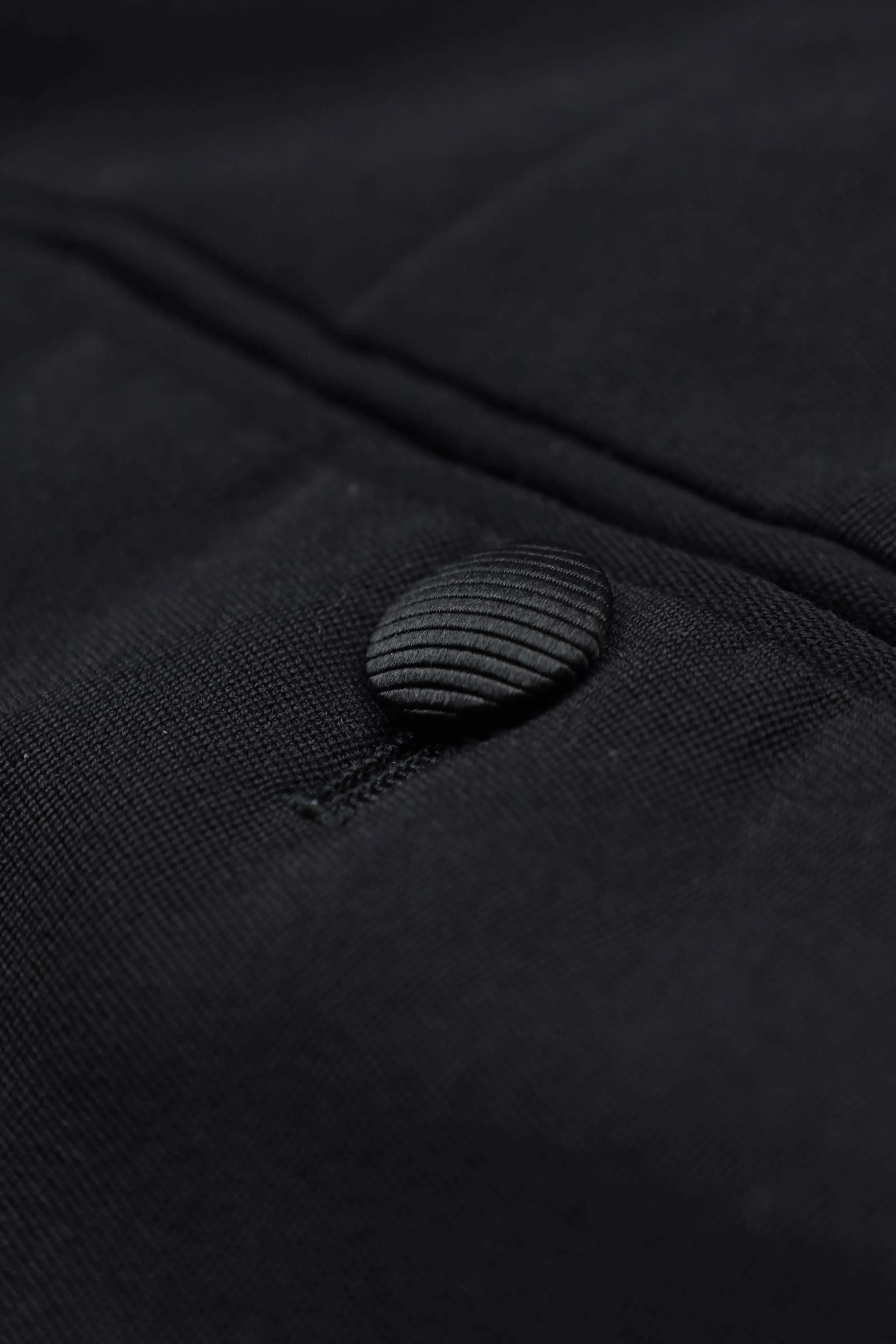 Tom Ford Black Wool & Mohair Tuxedo Trousers