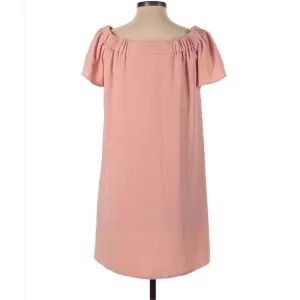 Topshop NWT Pink Off-the-Shoulders Summer Mini Dress, Size 8, MSRP $74