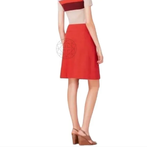 Tory Burch Red Canyon Thea Skirt