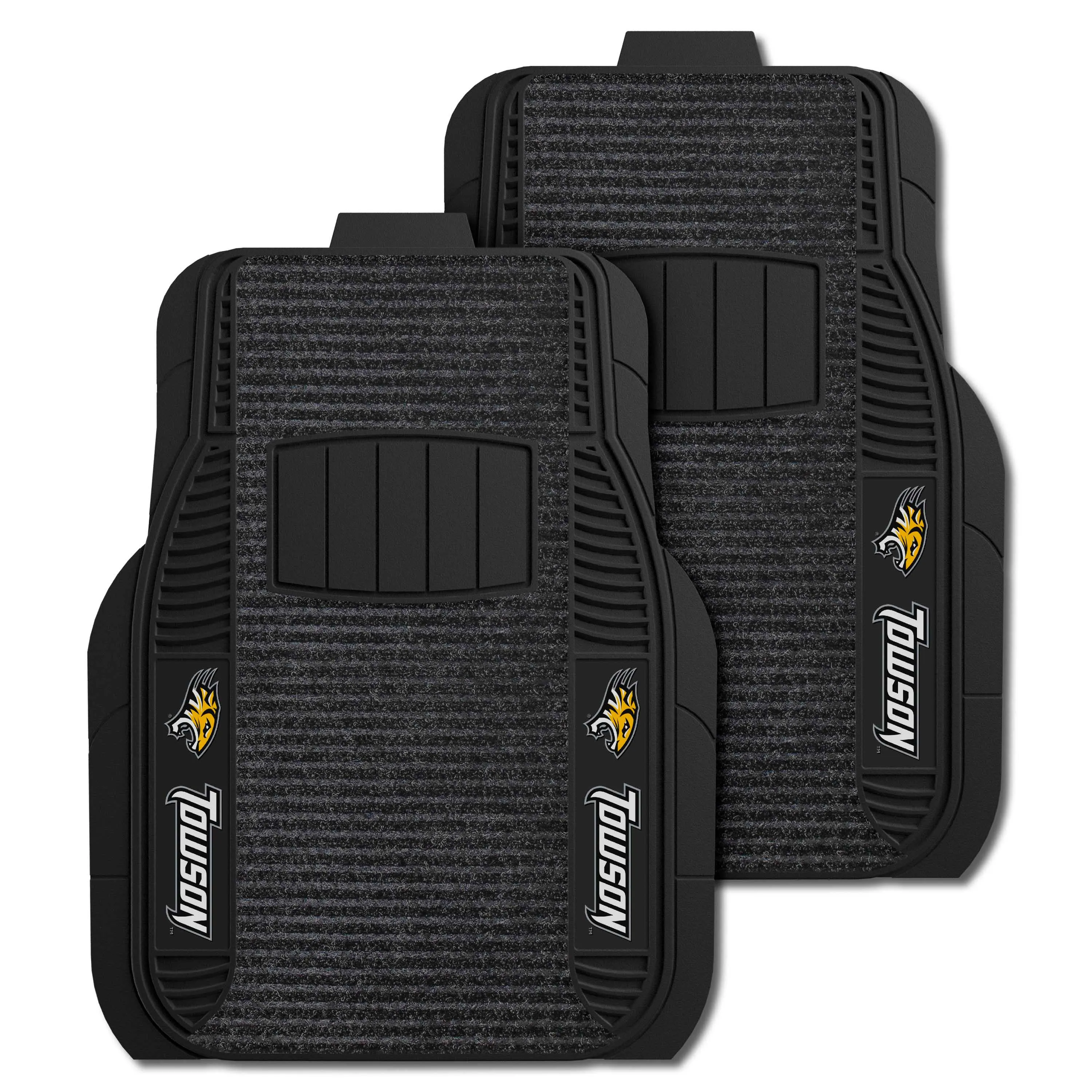 Towson University 2-pc Deluxe Car Mat Set