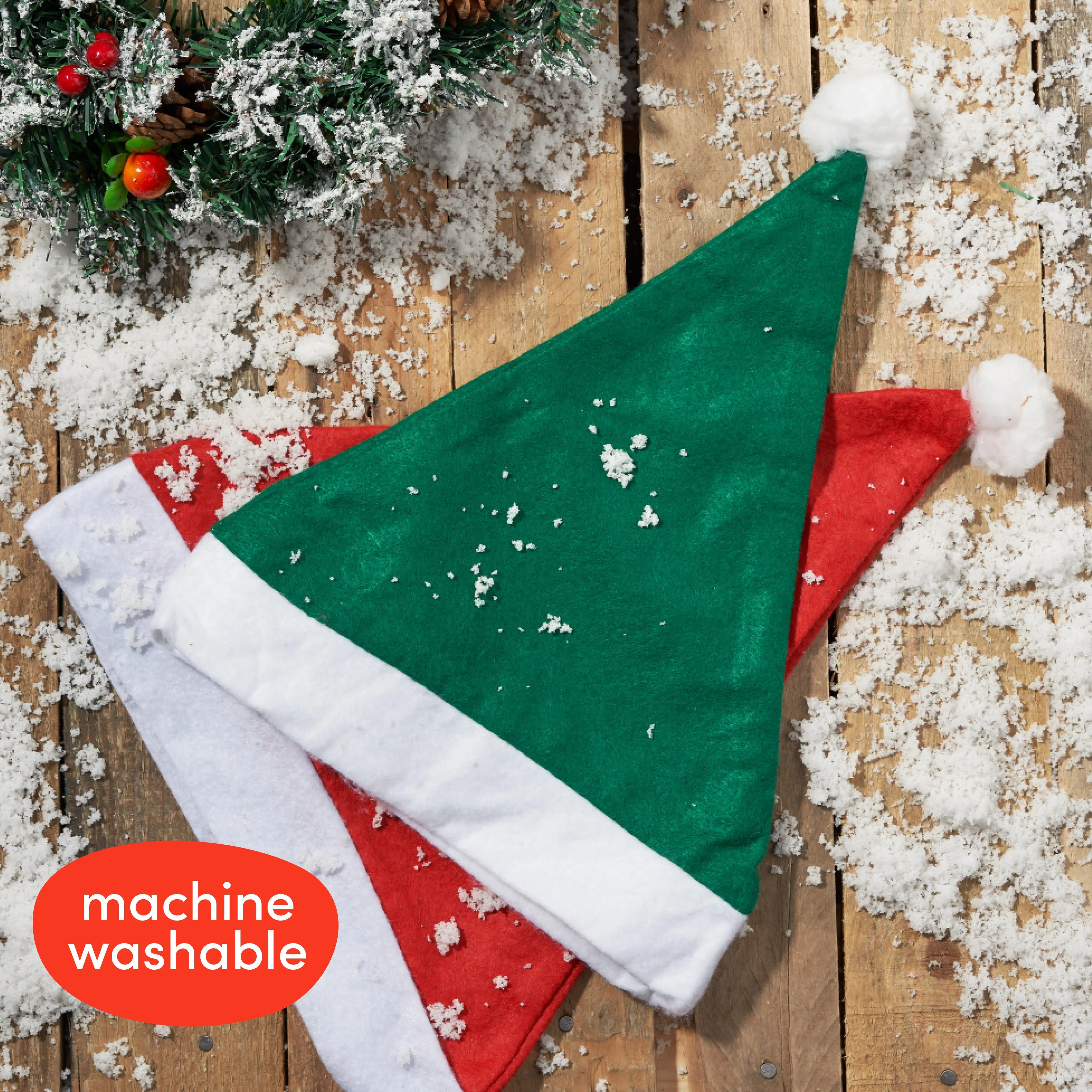 Traditional Christmas Santa Hats