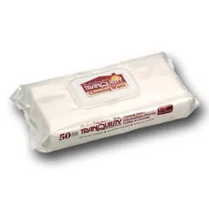 Tranquility 3101 Cleansing Wipes, 9x13 in., Case of 12/50s (600 ct)