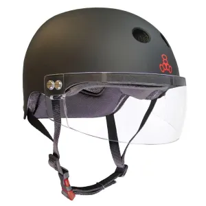 Triple 8 The Visor Certified Helmet SS Black Rubber