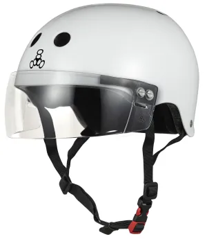 Triple Eight Sweatsaver Cert Helmet Visor White
