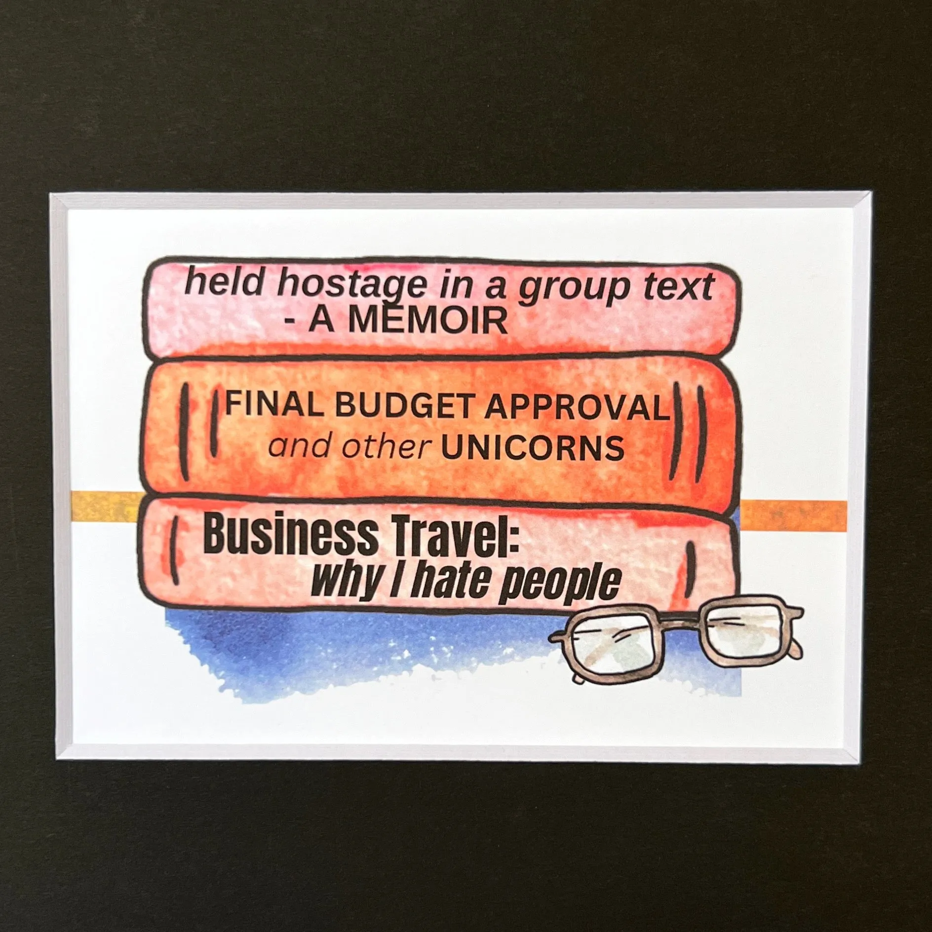 true life bookshelf print 4  - business books