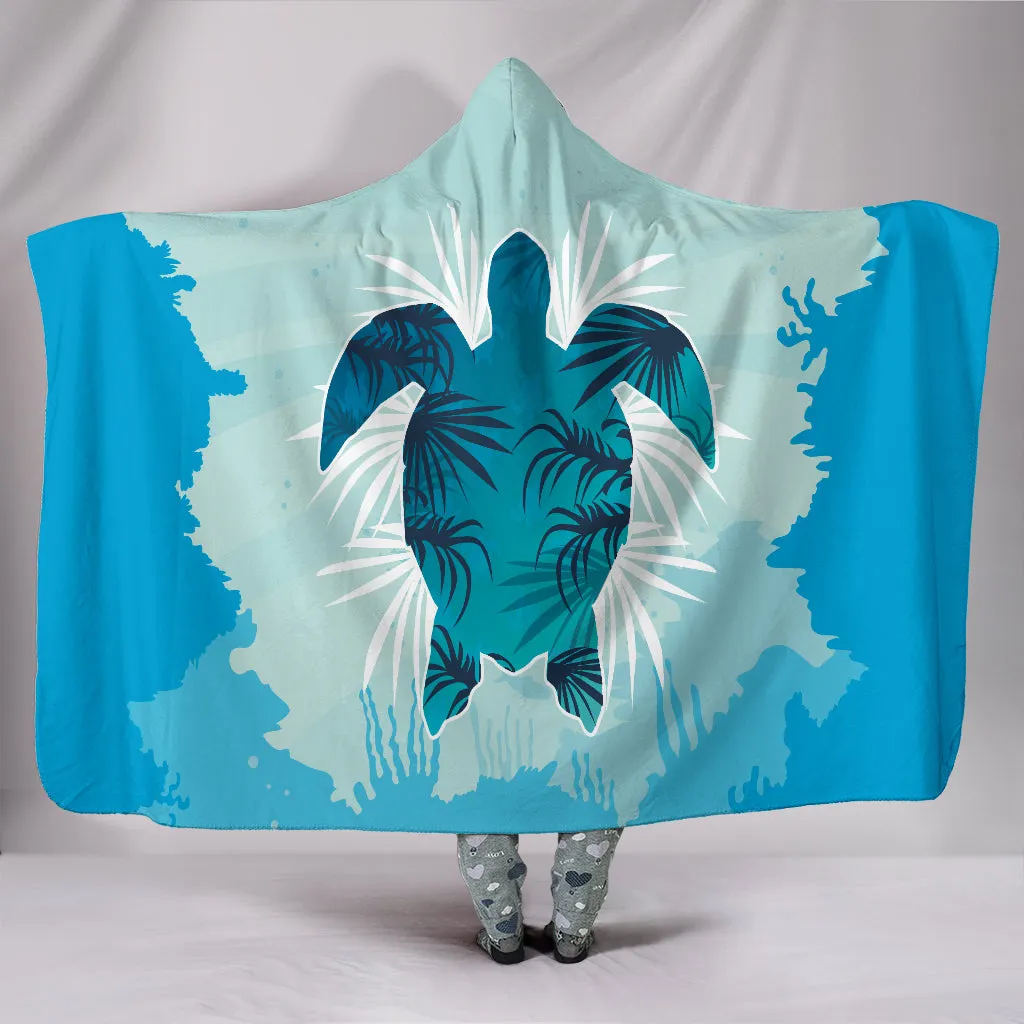Turtle Hooded Blanket
