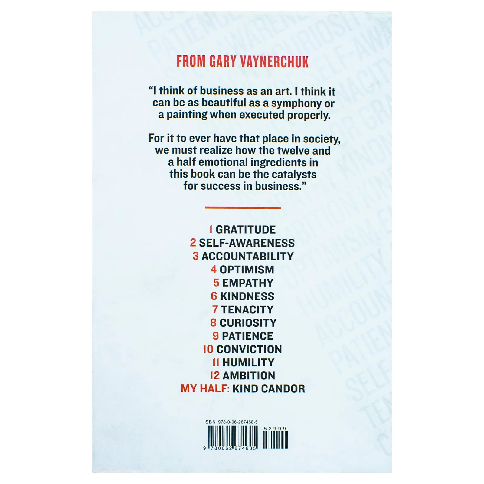 Twelve and a Half: Leveraging the Emotional Ingredients Necessary by Gary Vaynerchuk