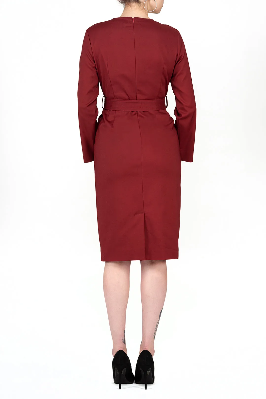 TWO PEARS-Bodycon Office Dress