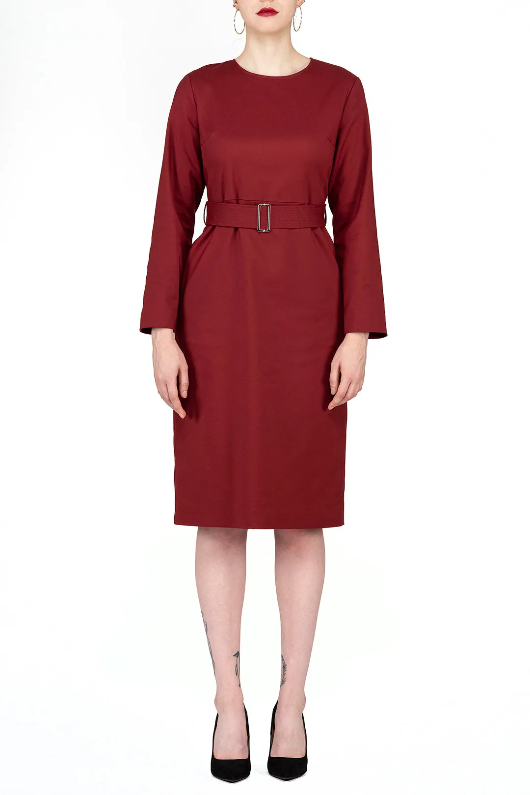 TWO PEARS-Bodycon Office Dress