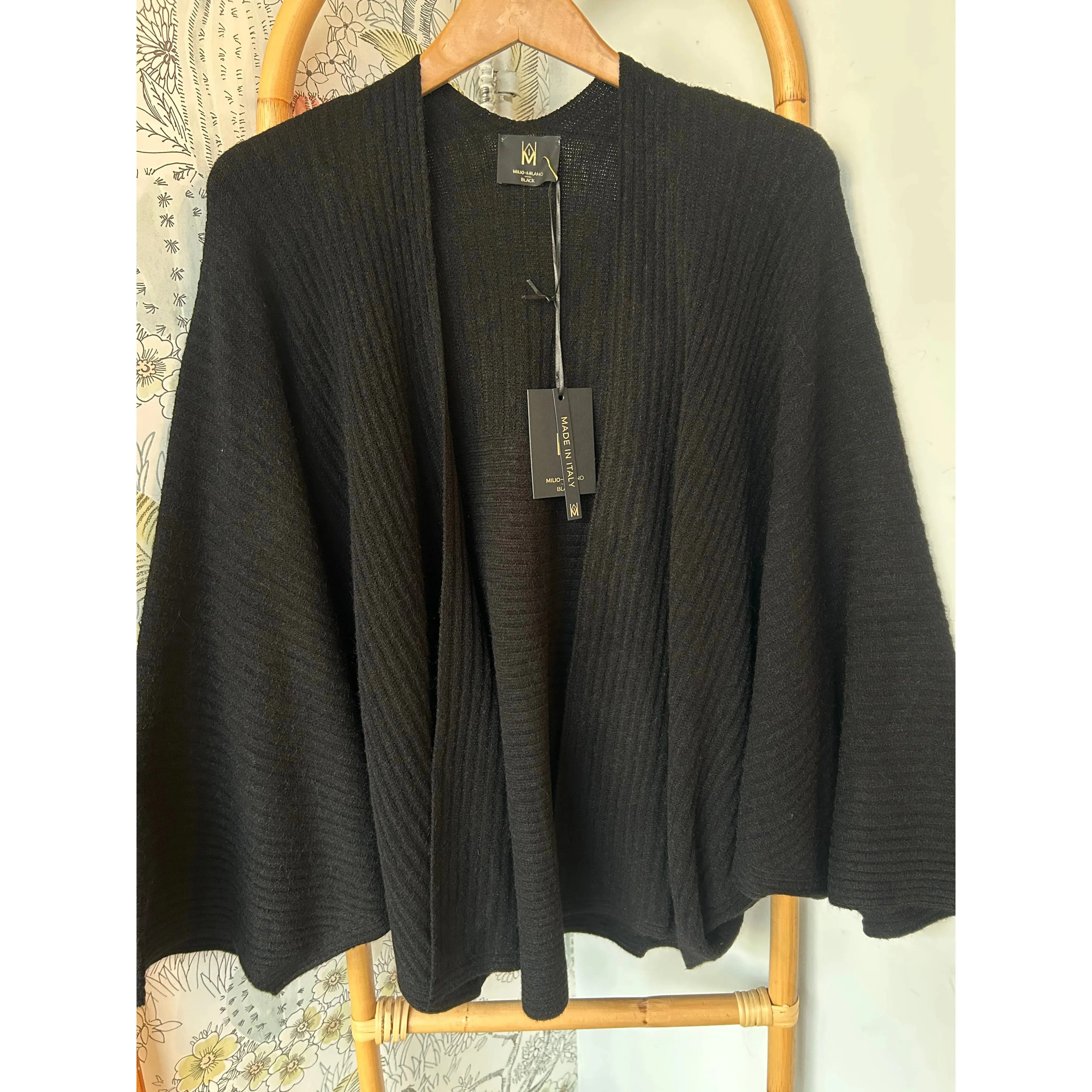 Ultra Soft Stripe Dolman Knit Cardigan