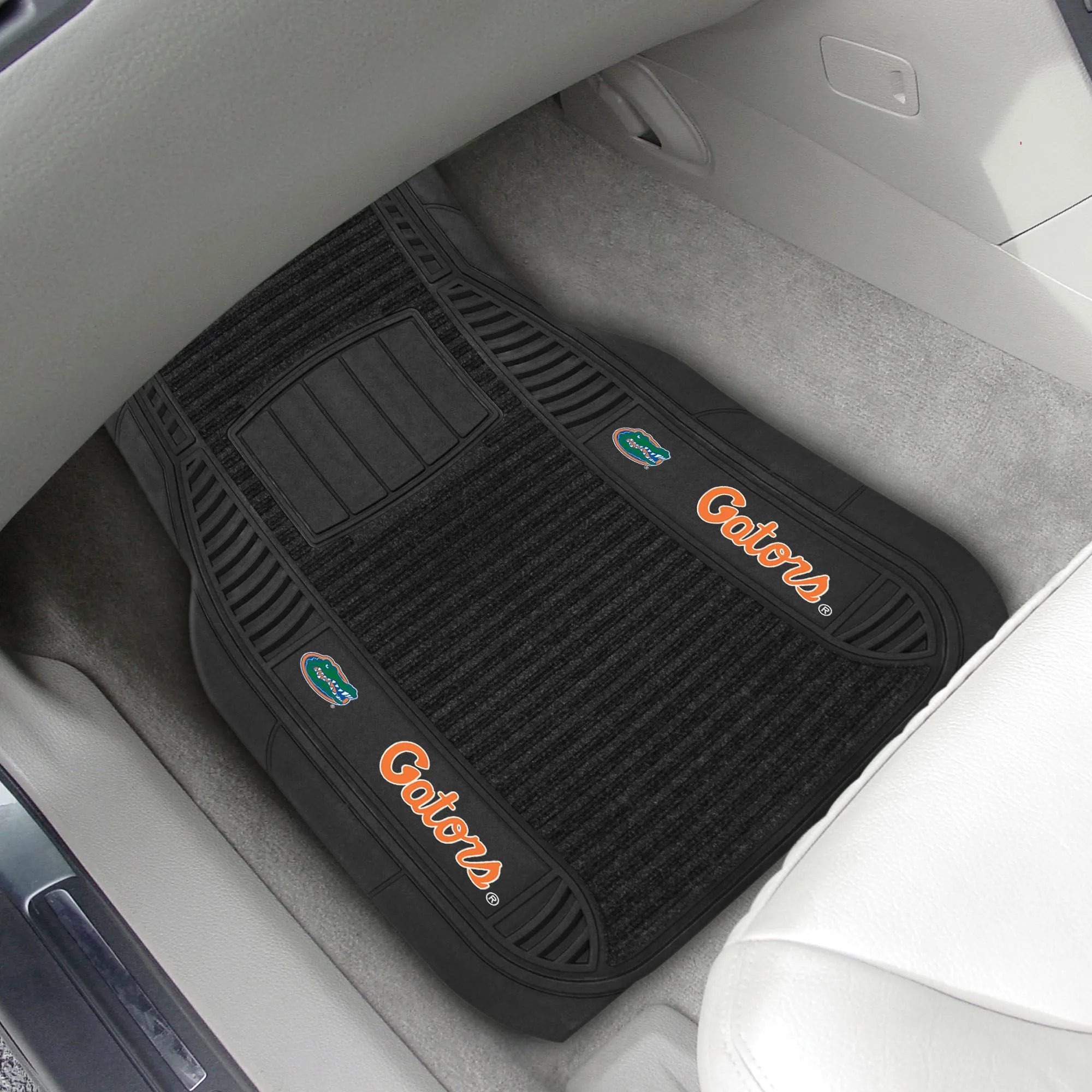 University of Florida 2-pc Deluxe Car Mat Set