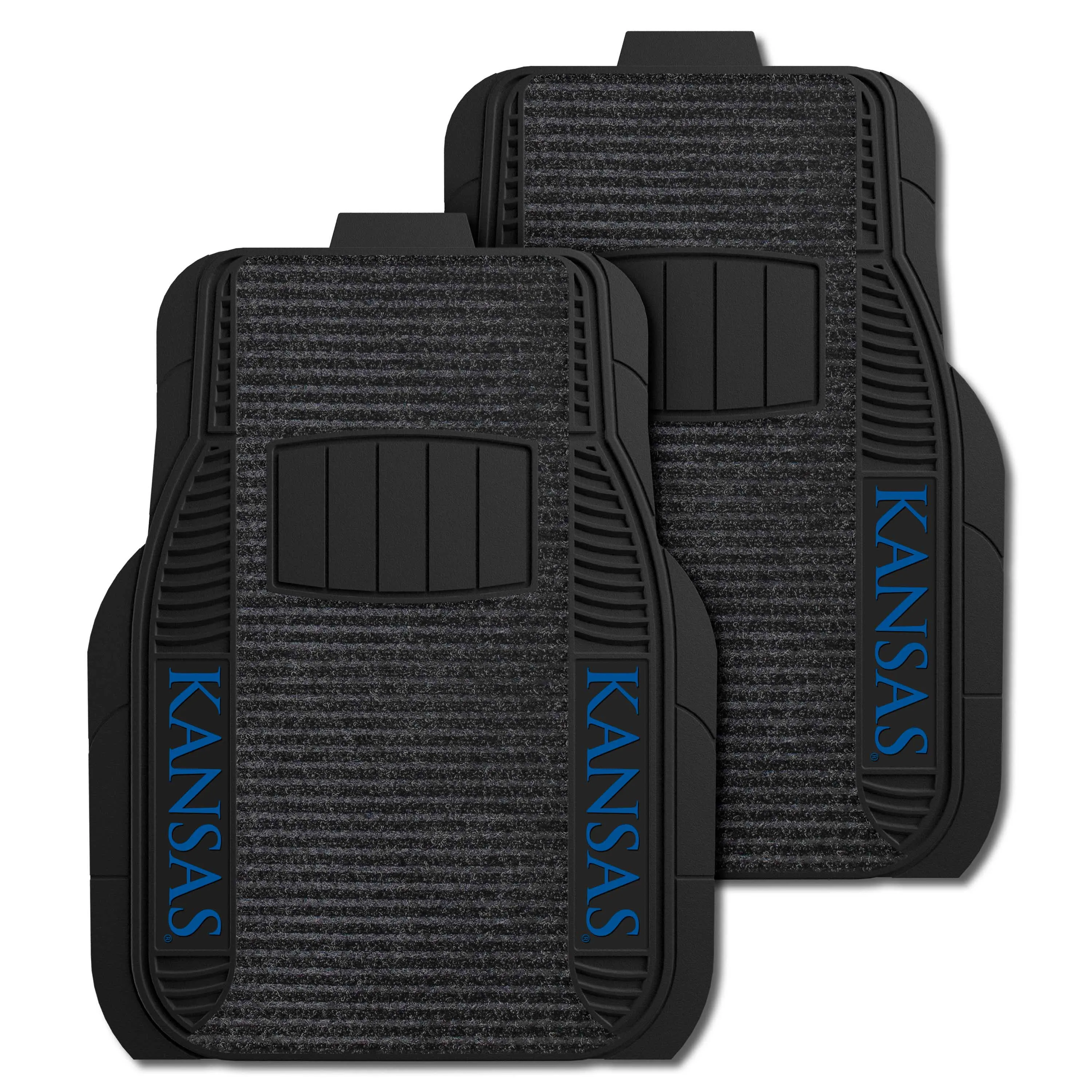 University of Kansas 2-pc Deluxe Car Mat Set