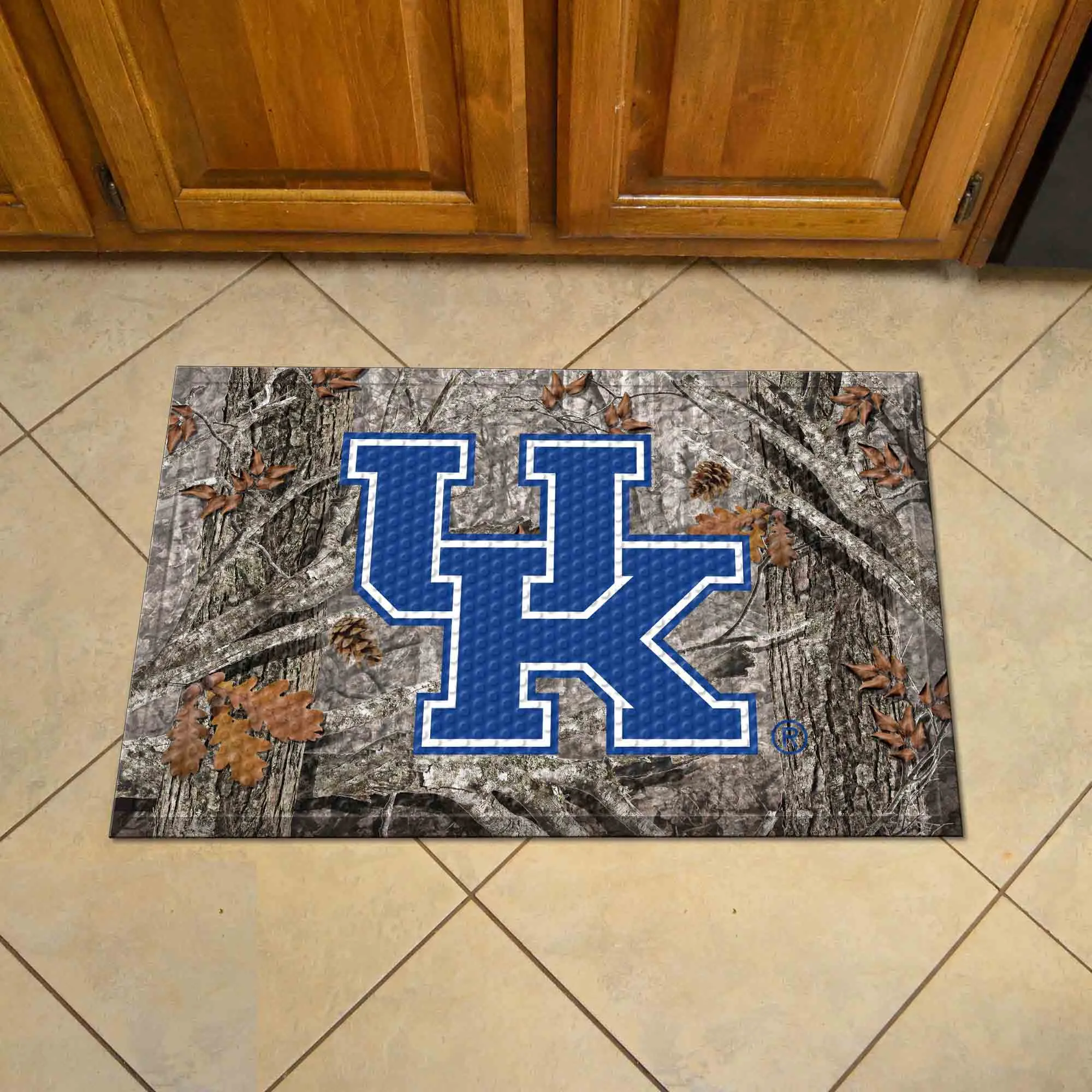University of Kentucky Camo Scraper Mat