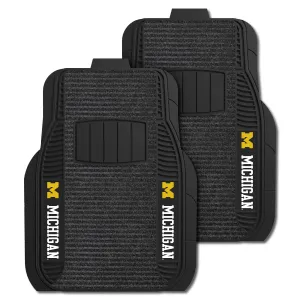 University of Michigan 2-pc Deluxe Car Mat Set