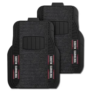 University of South Carolina 2-pc Deluxe Car Mat Set
