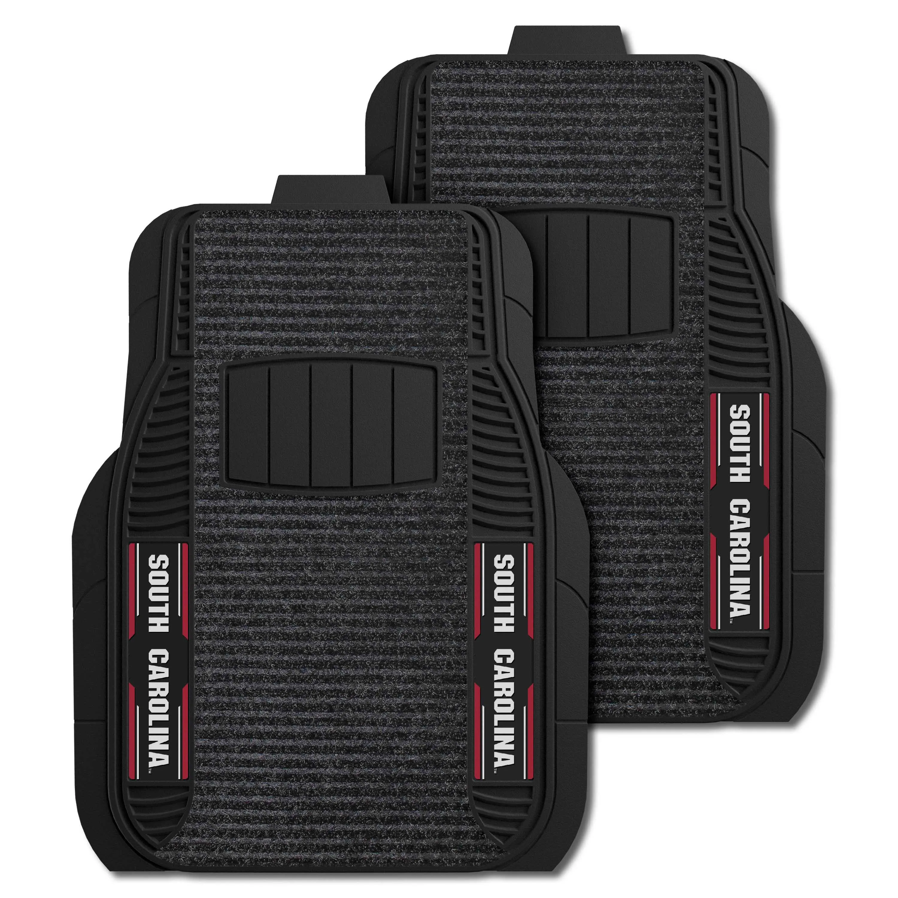 University of South Carolina 2-pc Deluxe Car Mat Set