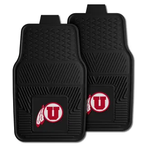 University of Utah 2-pc Vinyl Car Mat Set