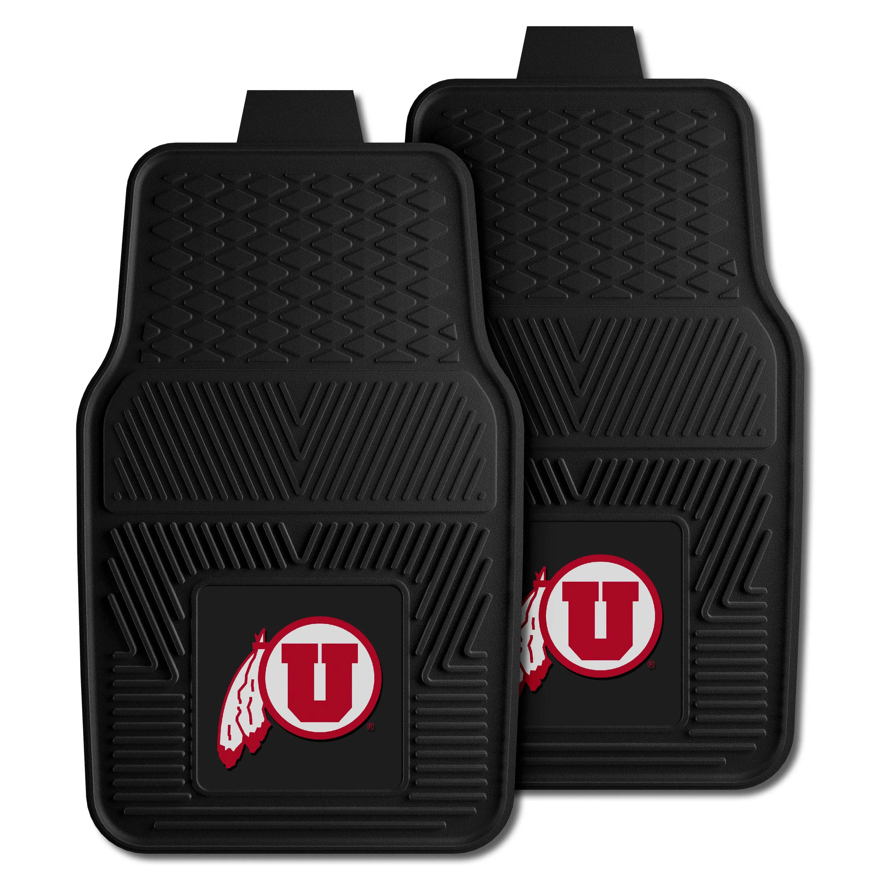 University of Utah 2-pc Vinyl Car Mat Set