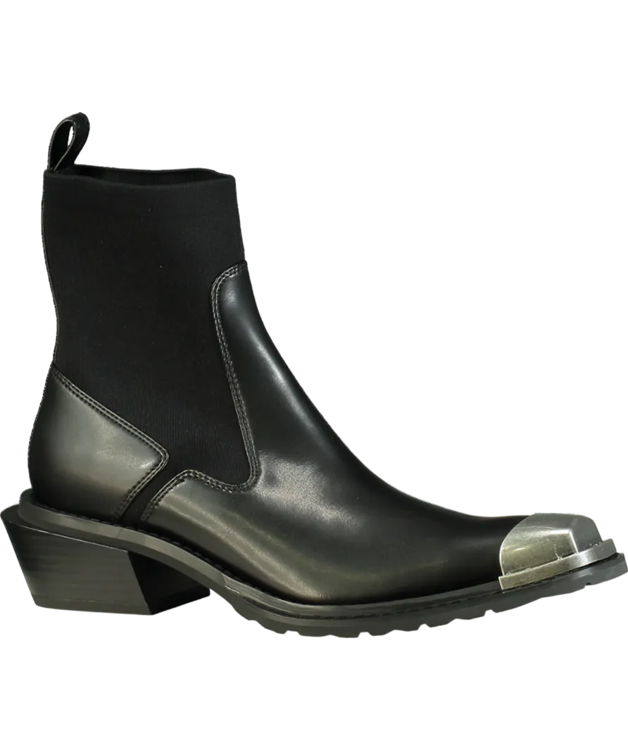 Untitlab Black Metal Cap Hitch Boot UK 8 EU 41 👠