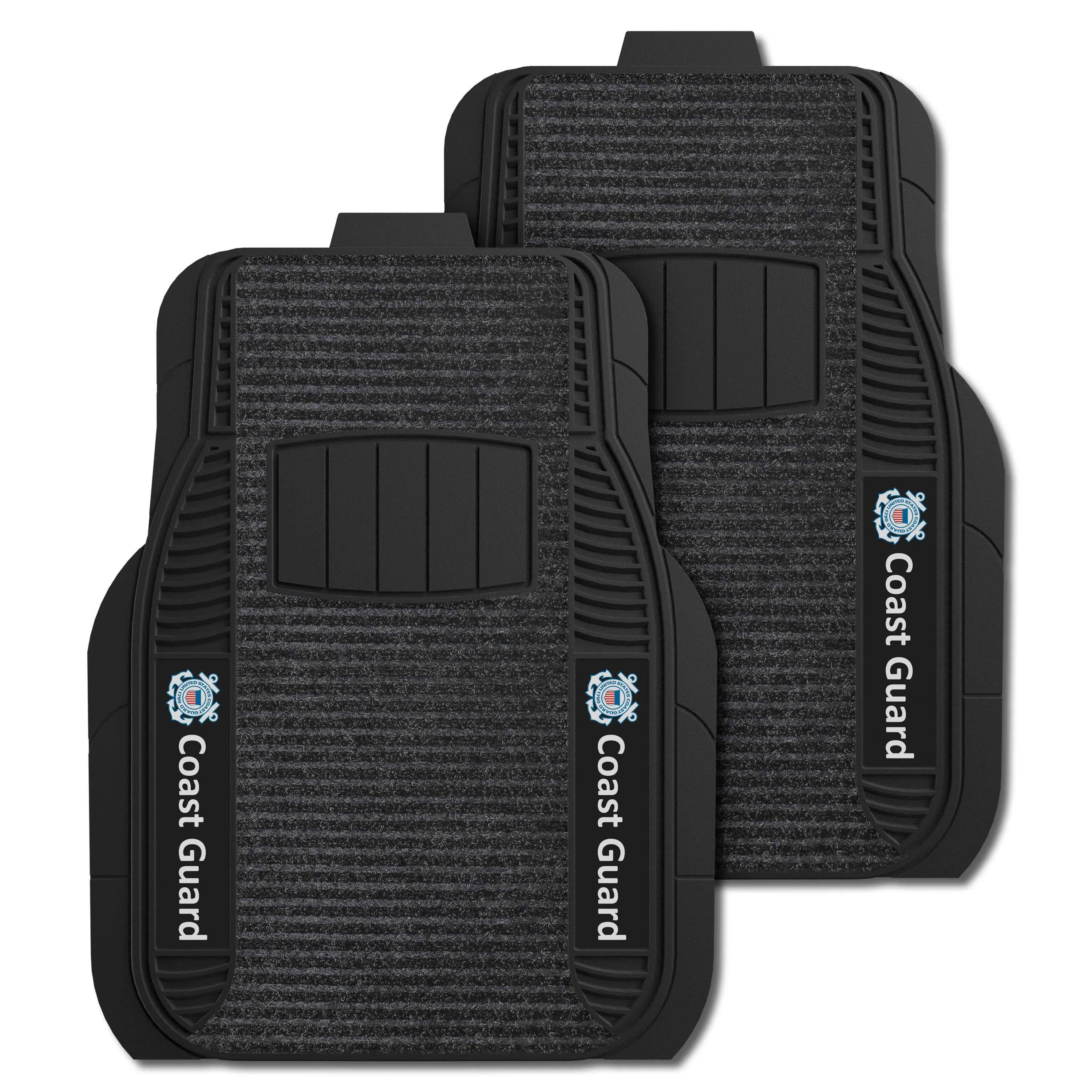 US Coast Guard 2-pc Deluxe Car Mat Set