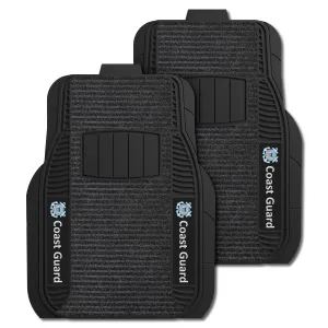 US Coast Guard 2-pc Deluxe Car Mat Set