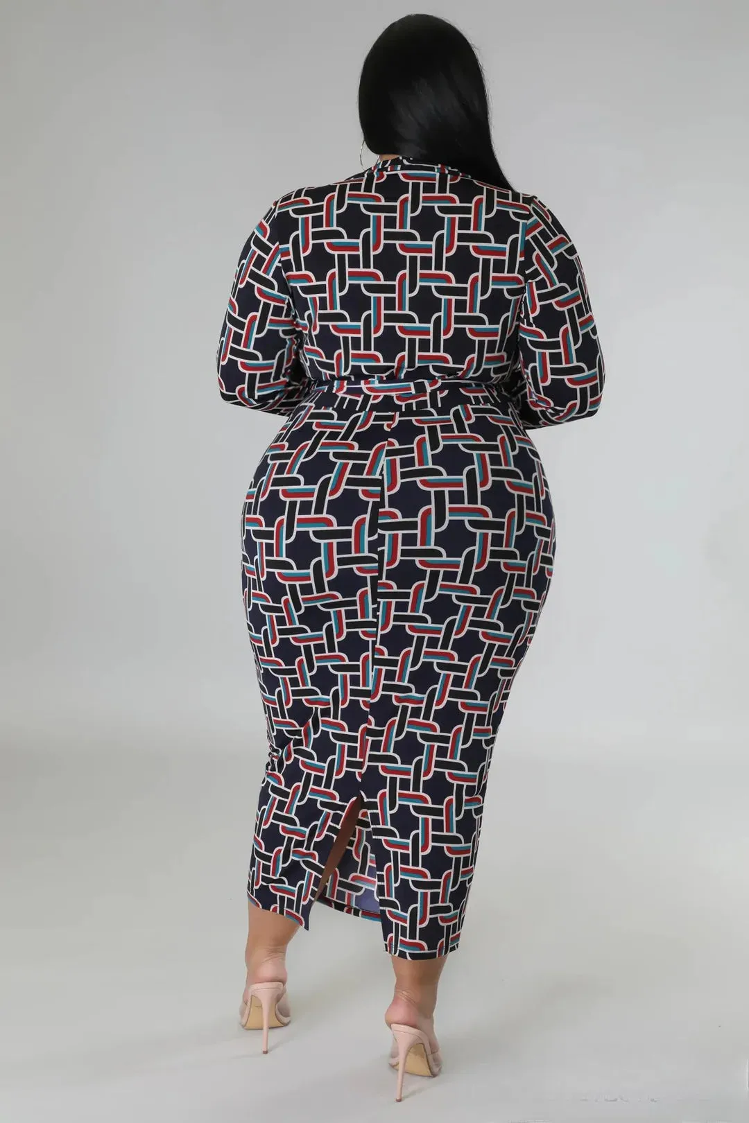 V Neck Midi PLUS