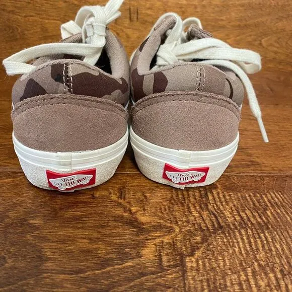 VANS Old Skool Pro Desert Camo Stucco Shoes Big Boys 5.5