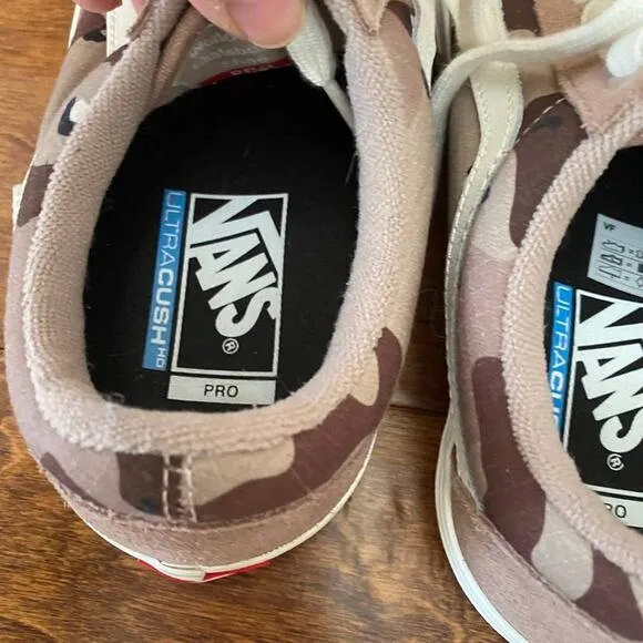 VANS Old Skool Pro Desert Camo Stucco Shoes Big Boys 5.5