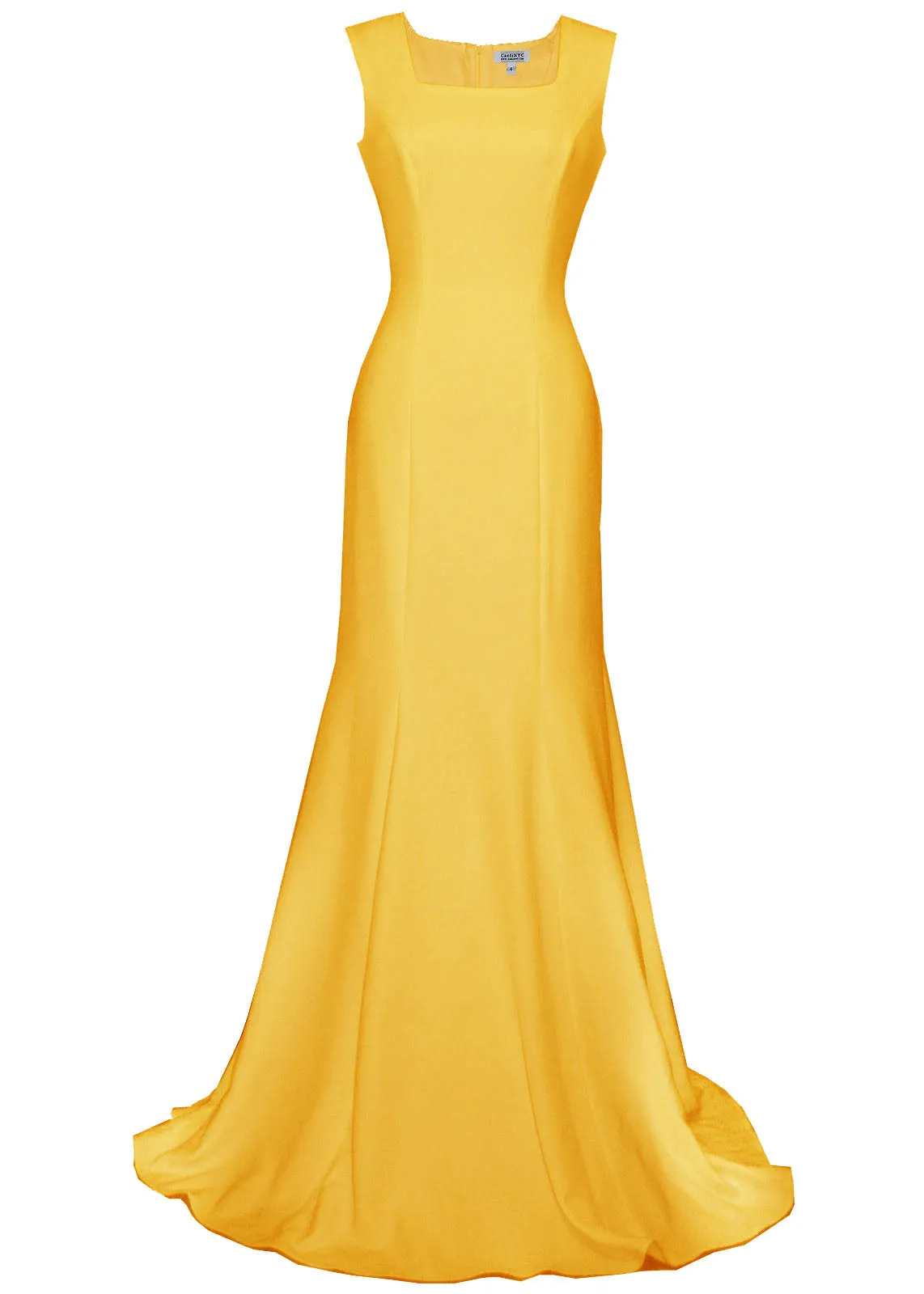 Vienna Minimalist Gown with Square Neckline - More Colors