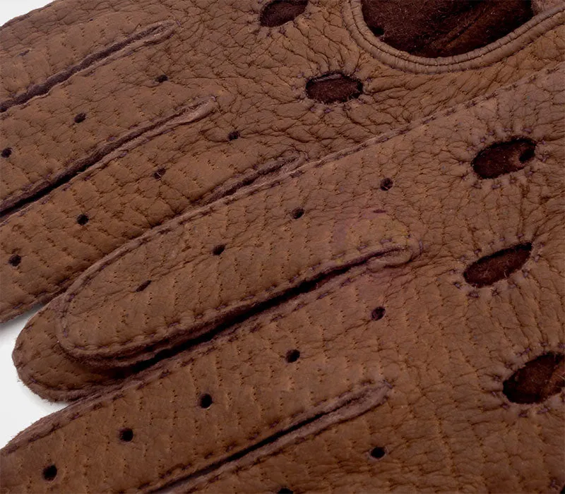 Vilcabamba - Peccary leather gloves - men