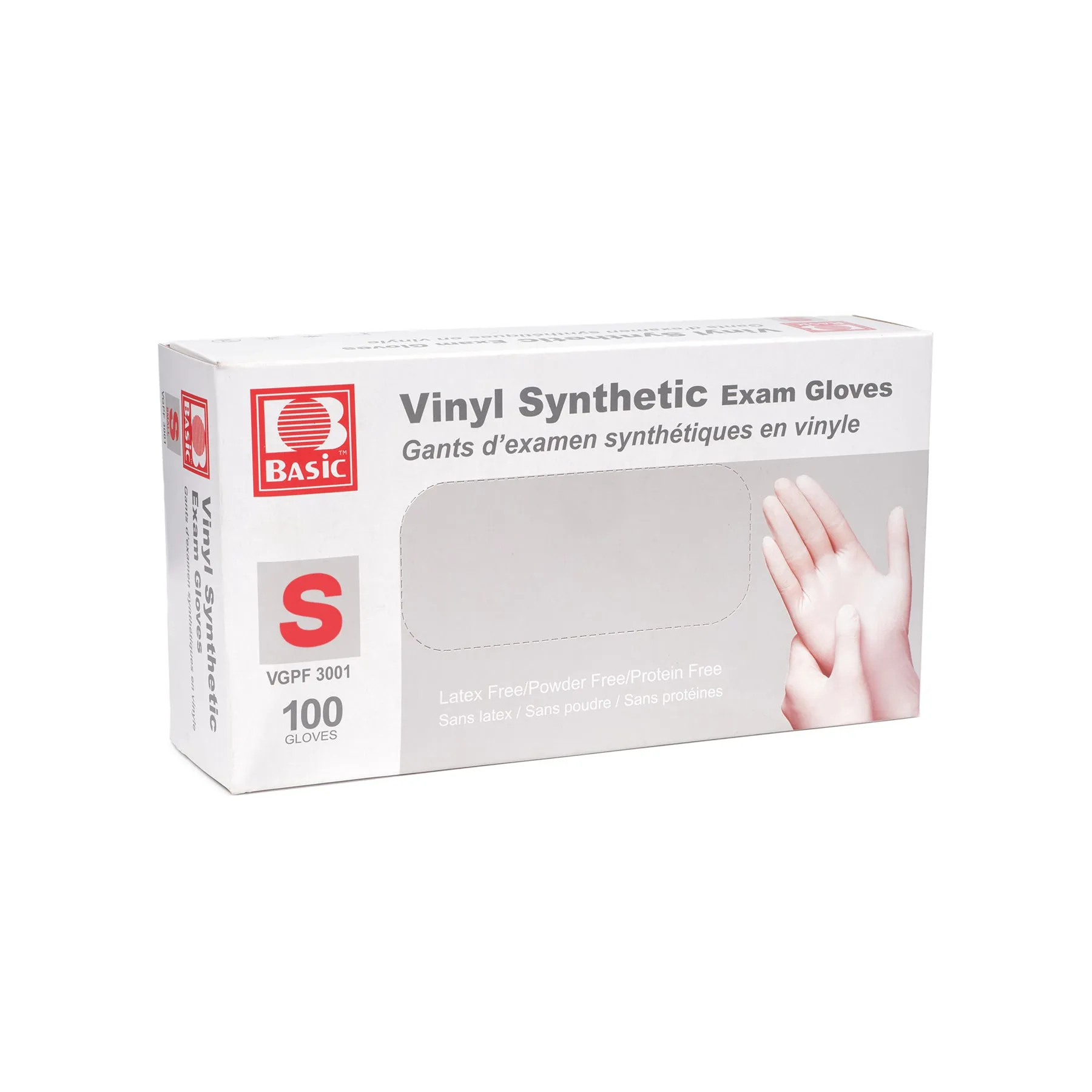 *Vinyl Synthetic Exam Medical Gloves (4mil)