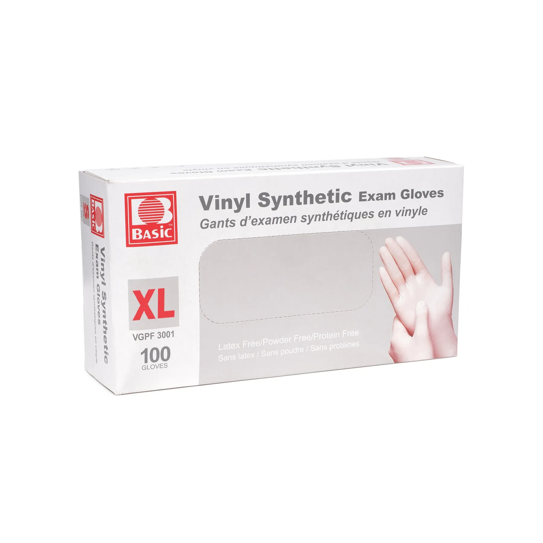 *Vinyl Synthetic Exam Medical Gloves (4mil)