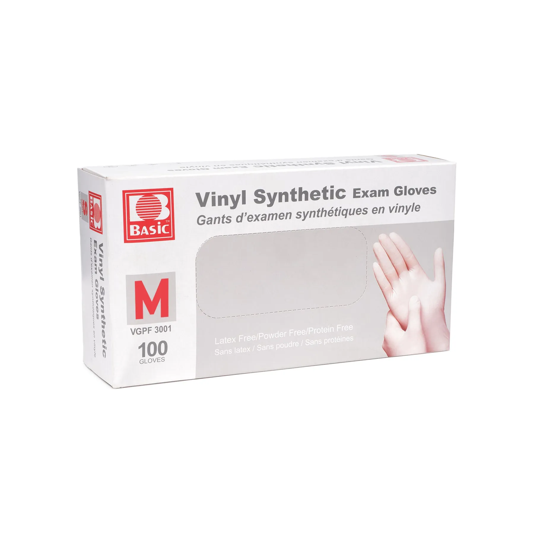 *Vinyl Synthetic Exam Medical Gloves (4mil)