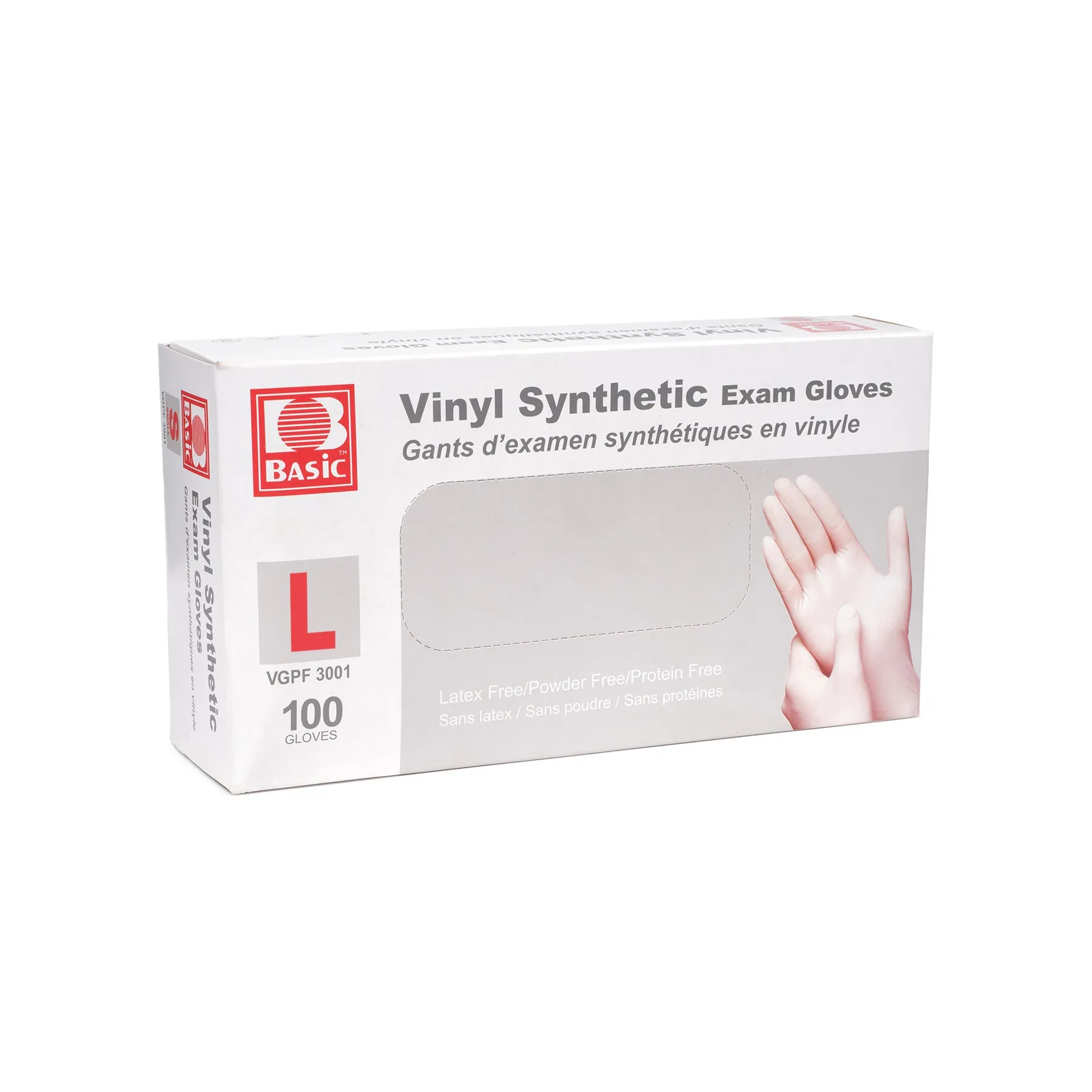 *Vinyl Synthetic Exam Medical Gloves (4mil)