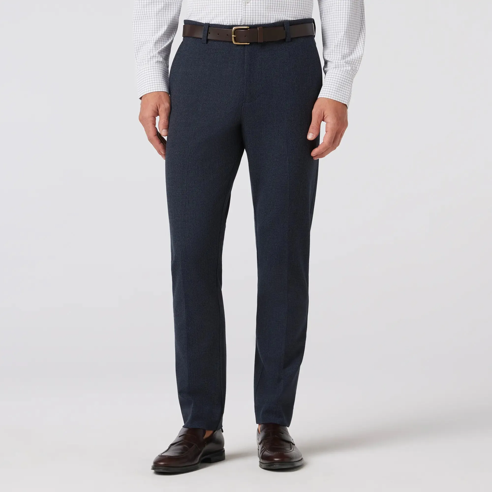 Watson Suit Pant - Navy Gun Check
