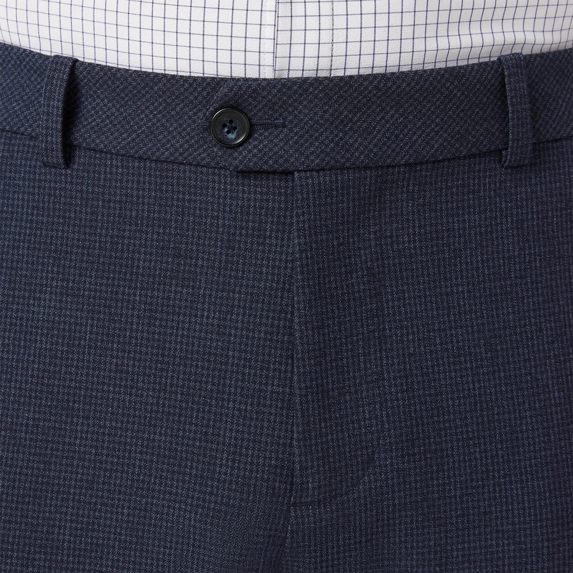 Watson Suit Pant - Navy Gun Check