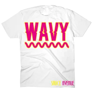 Wavy | White Kids Tee