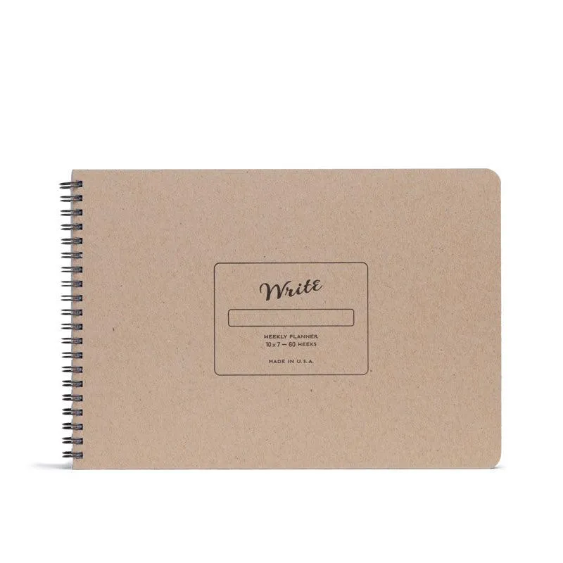 Weekly Planner Notebook: Organize Your Week, Achieve Your Goals