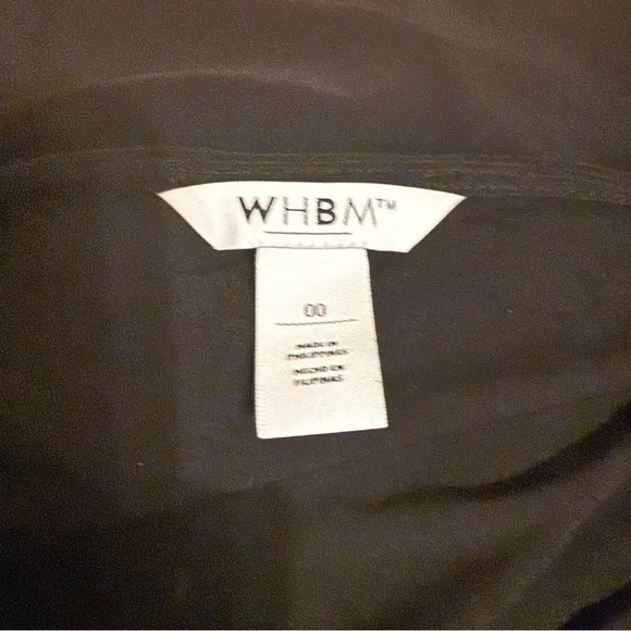 WHBM Faux Wrap Little Black Dress