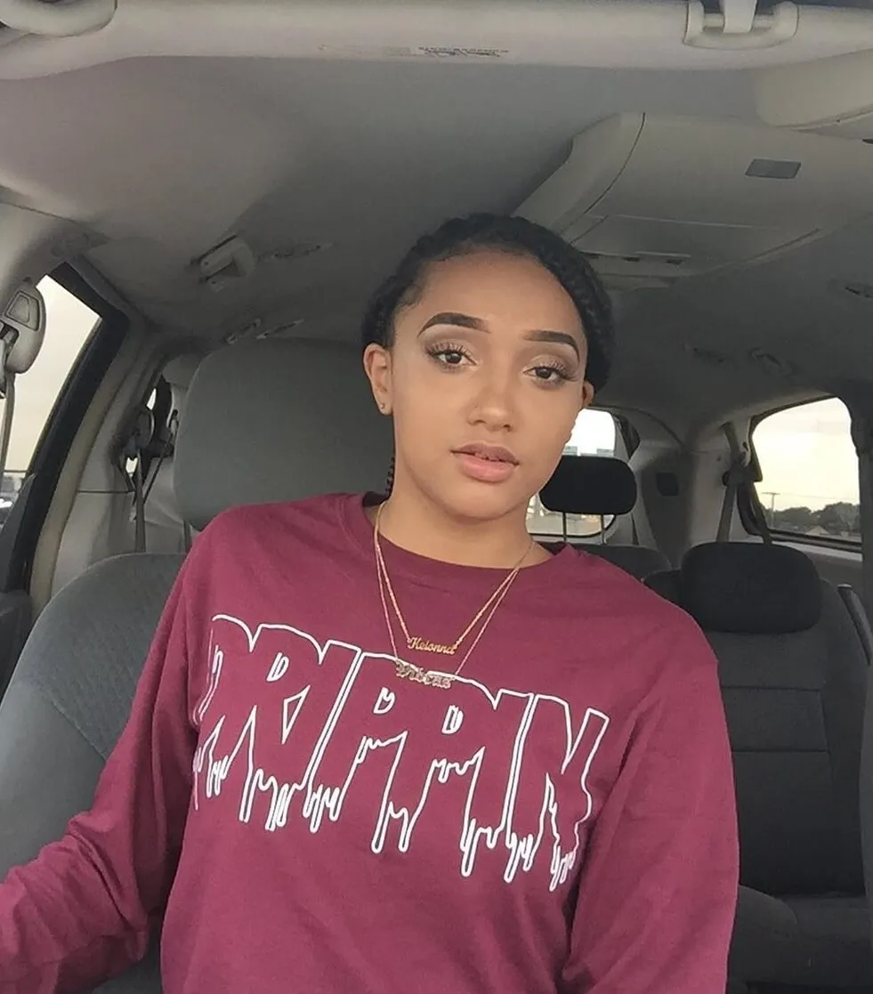 White Drippin Outline | Maroon Long Sleeve Tee