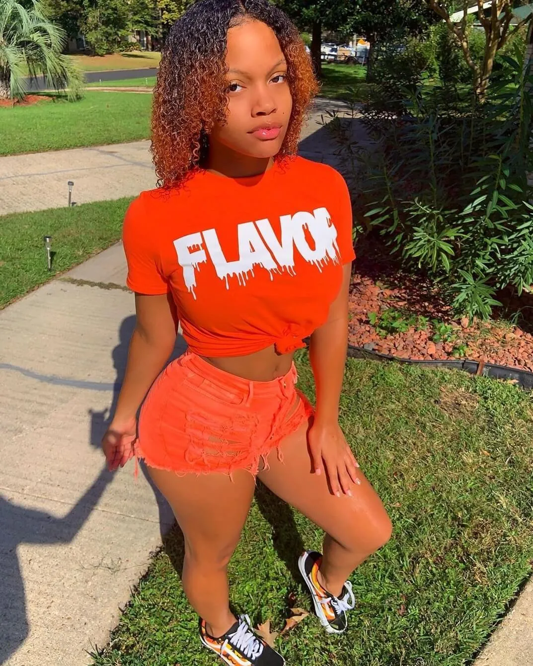 White Flavor | Orange Tee