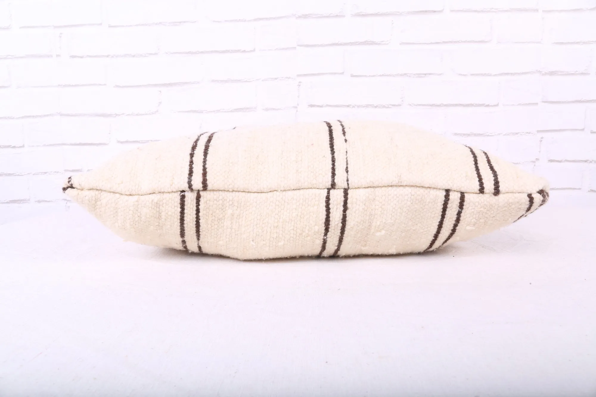 White Moroccan Pillow 20 inches X 20 inches