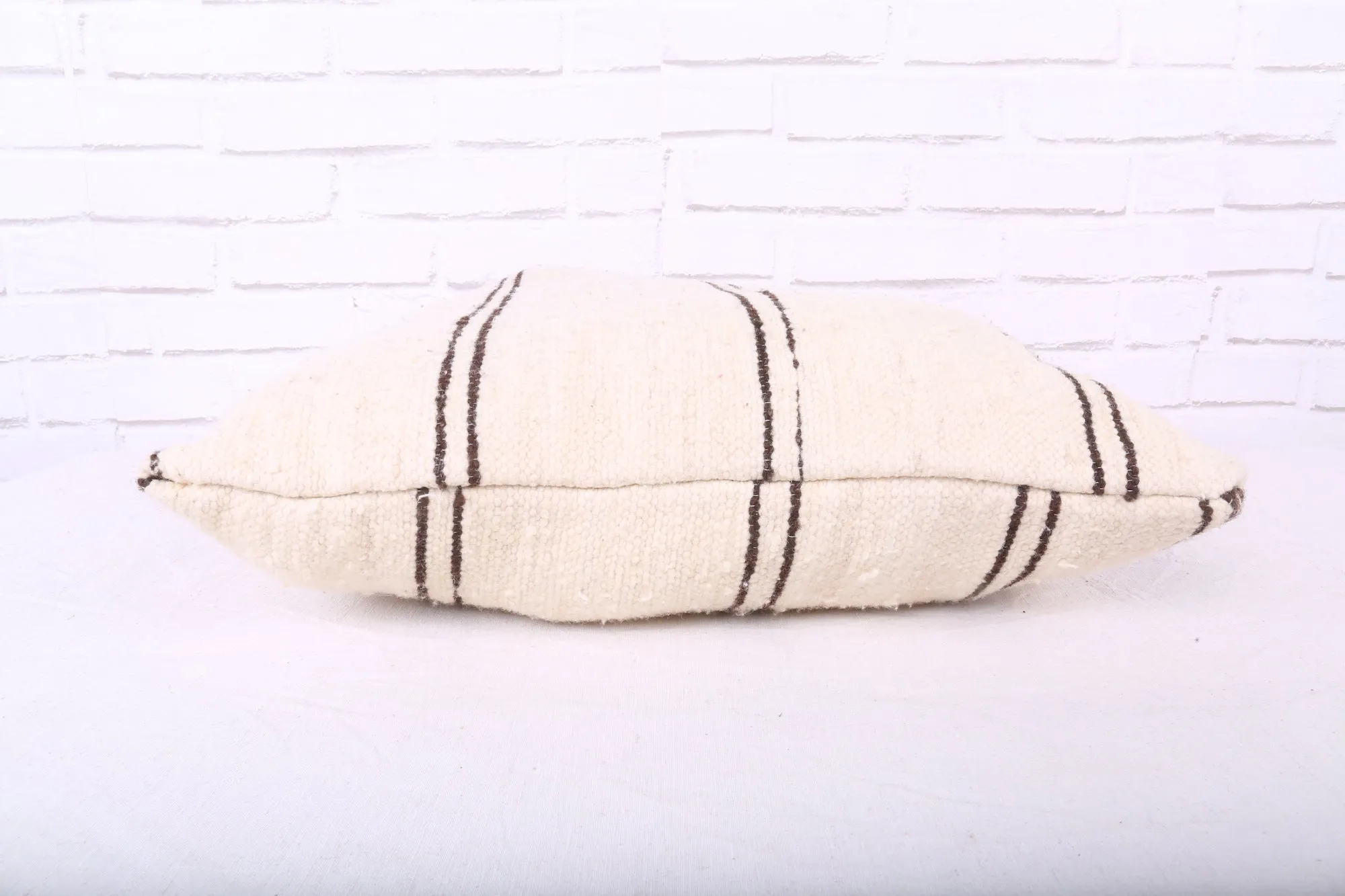 White Moroccan Pillow 20 inches X 20 inches