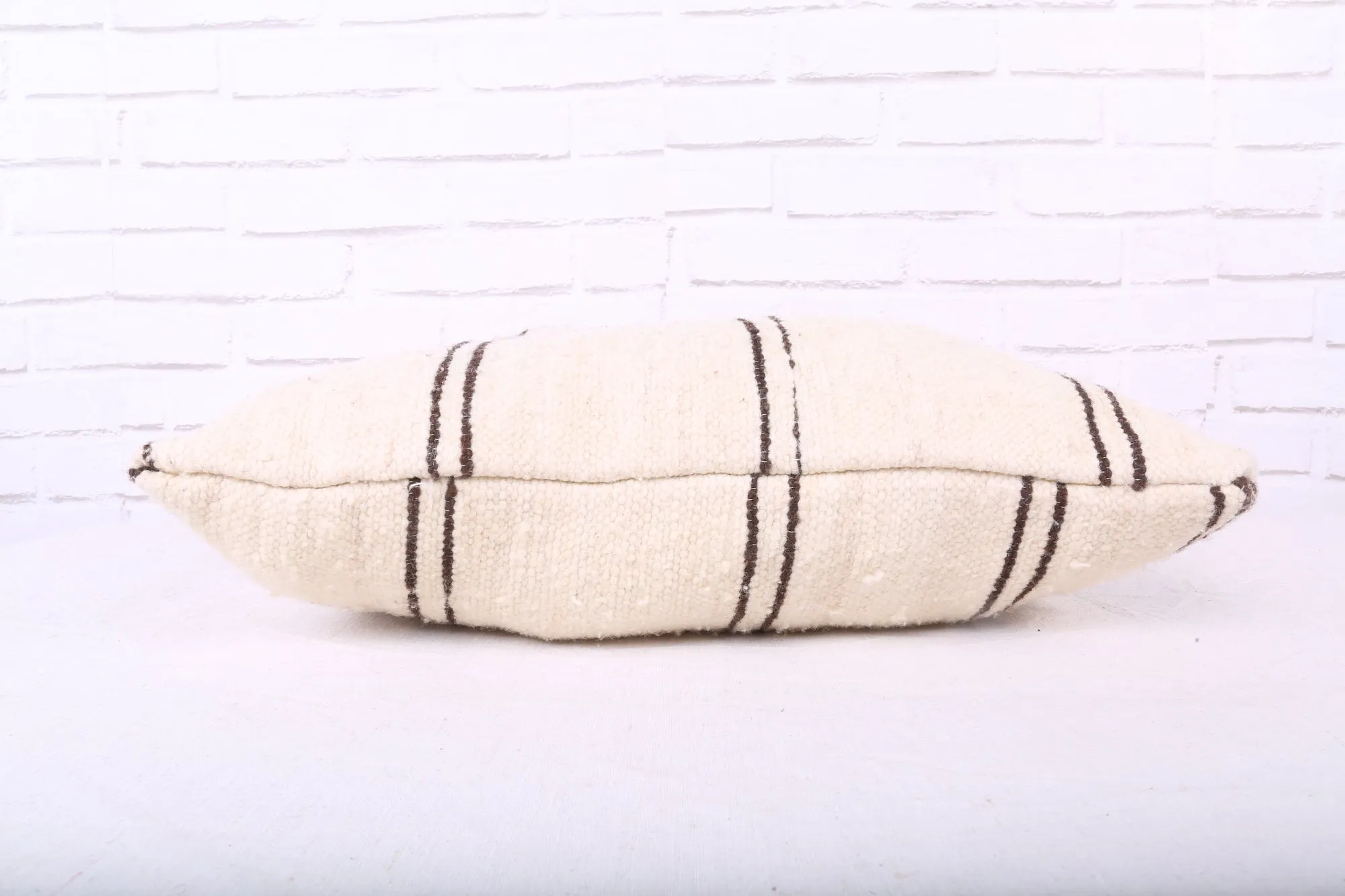 White Moroccan Pillow 20 inches X 20 inches