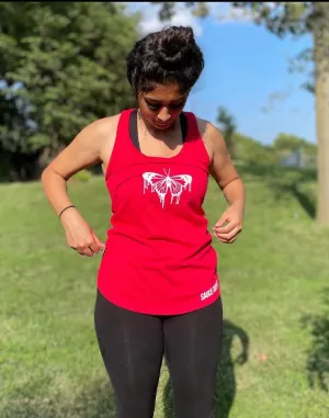White Sauce Butterfly | Red Race Tank