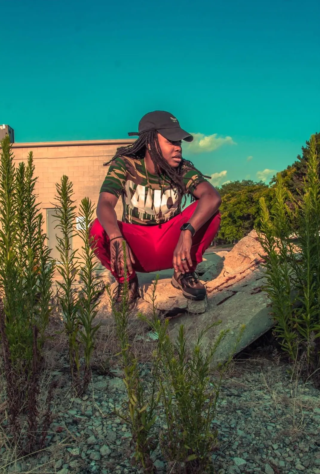 White Sauce | Green Camo Tee