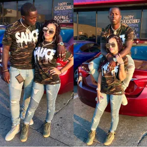 White Sauce | Green Camo Tee