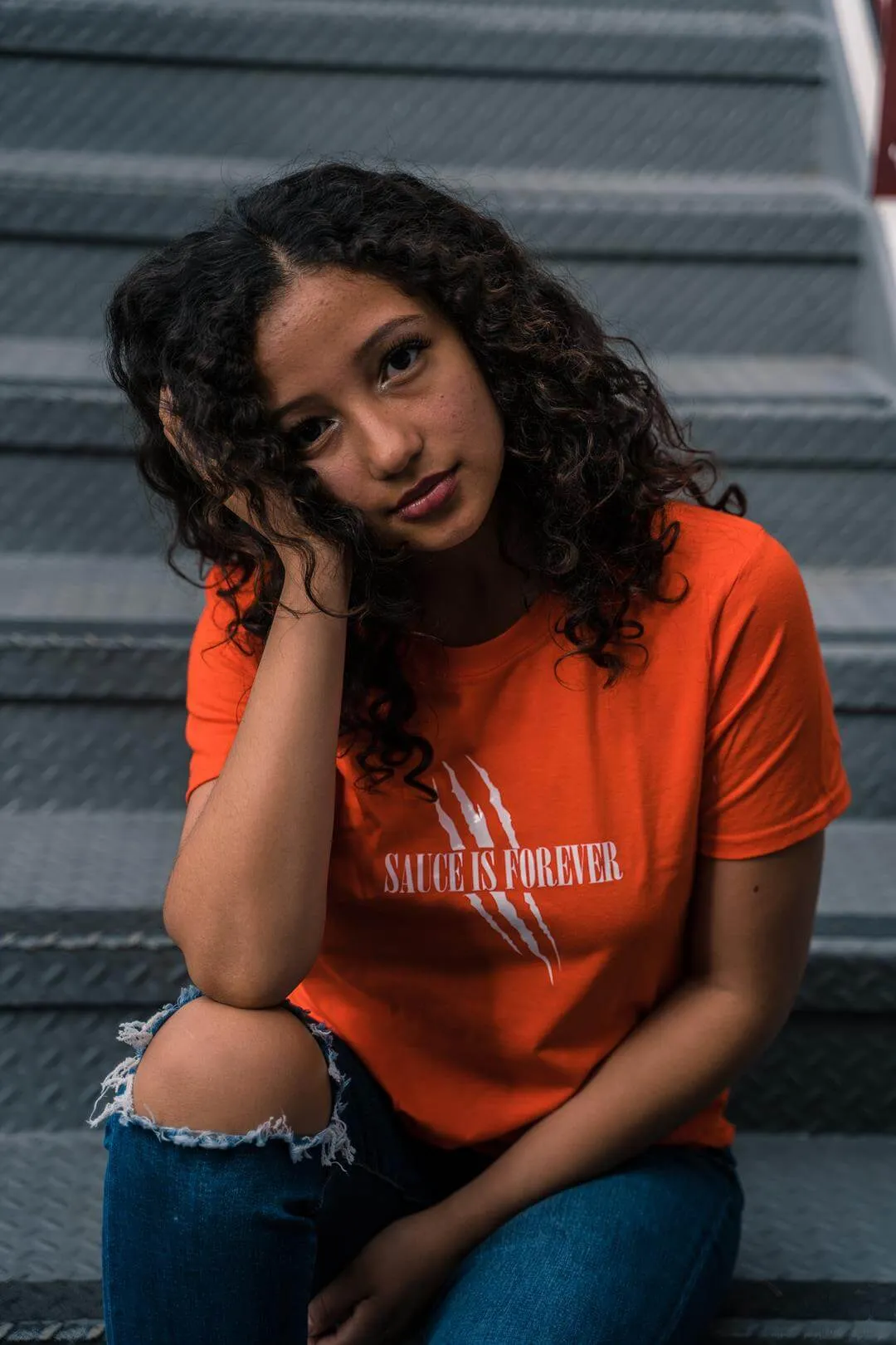 White Sauce Is Forever (S) | Orange Tee (Tiger Claw)
