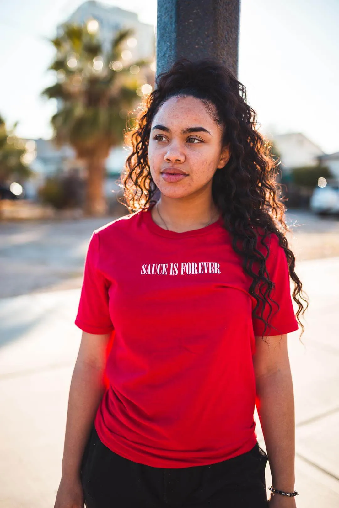 White Sauce Is Forever (S) | Red Tee